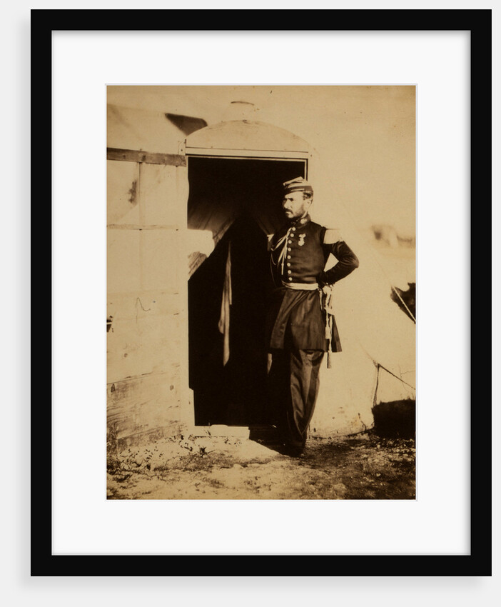 Captain Fay on General Bosquets staff, Crimean War by Roger Fenton