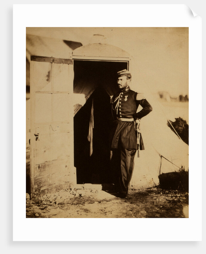 Captain Fay on General Bosquets staff, Crimean War by Roger Fenton