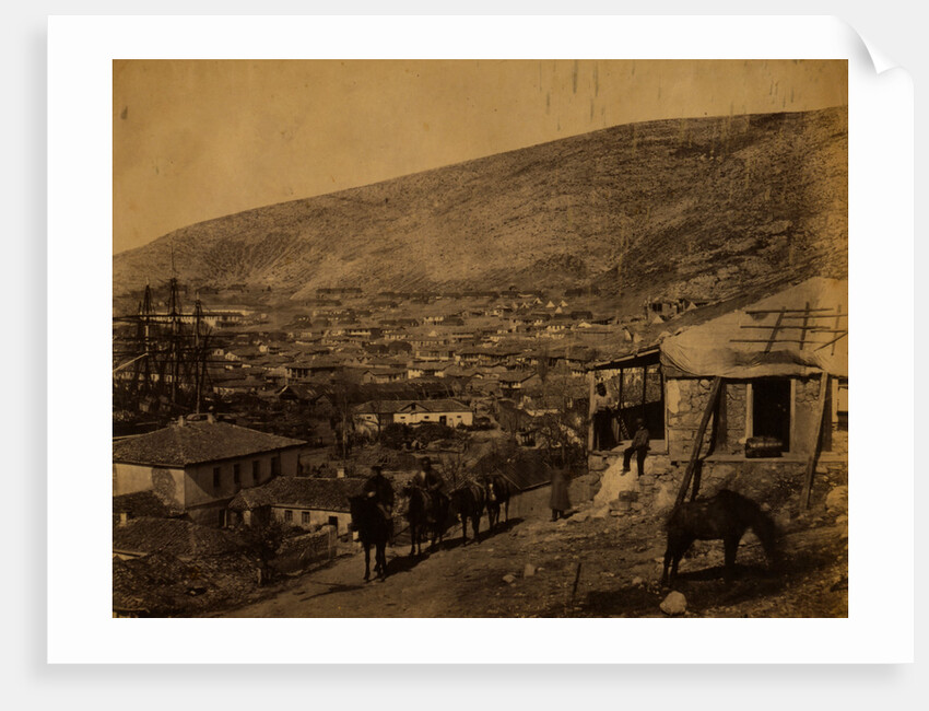 The town of Balaklava, Crimean War by Roger Fenton