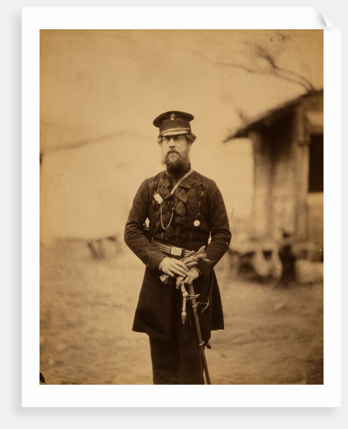 Colonel Reynardson (he had the command of the Grenadier Guards at the battle of Inkermann), Crimean War by Roger Fenton