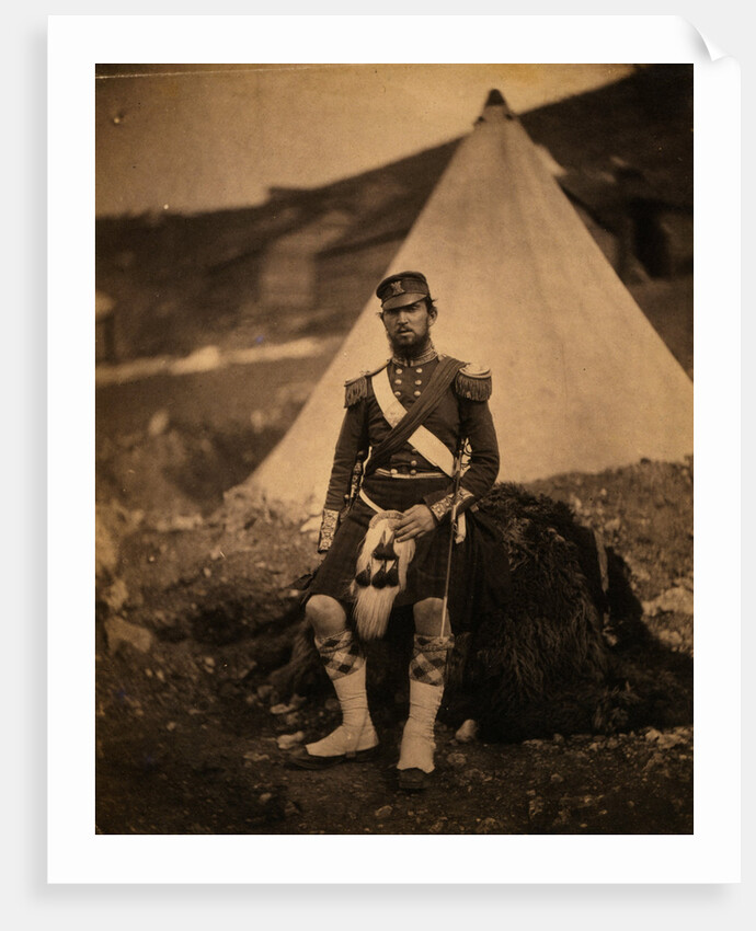 Captain Cuninghame, 42nd Regiment, Crimean War by Roger Fenton