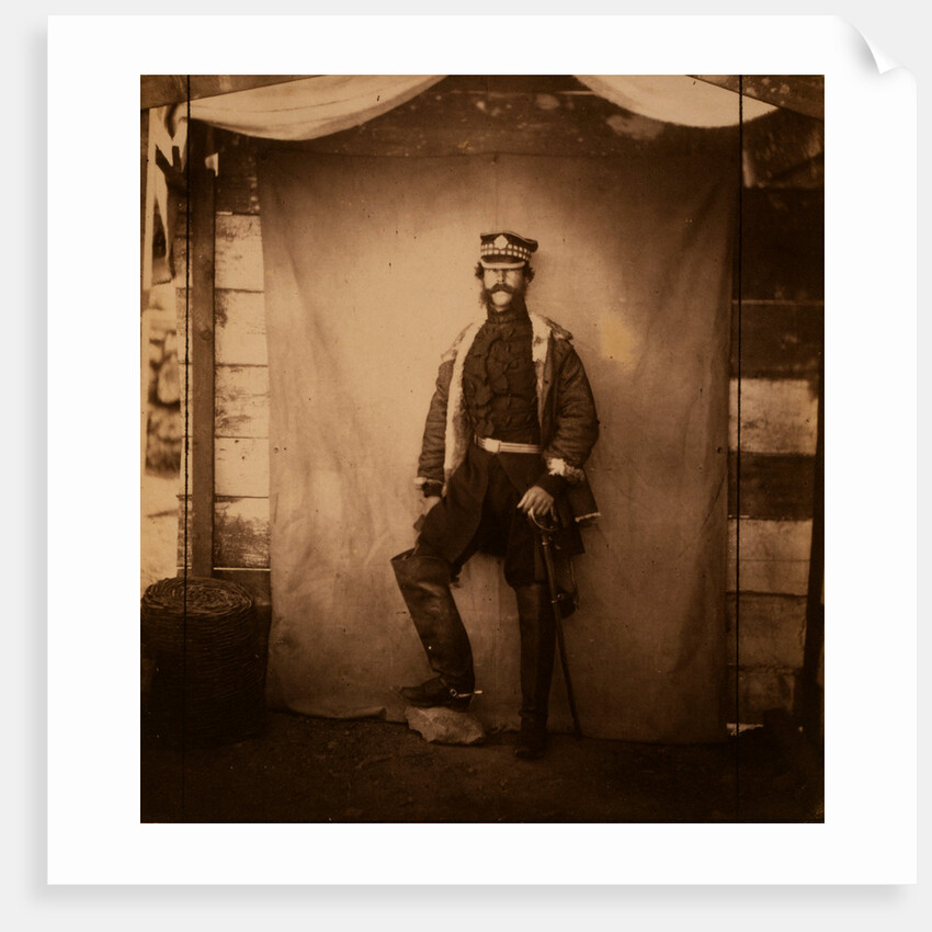 Lieutenant Colonel Seymour, Fusilier Guards, Crimean War by Roger Fenton