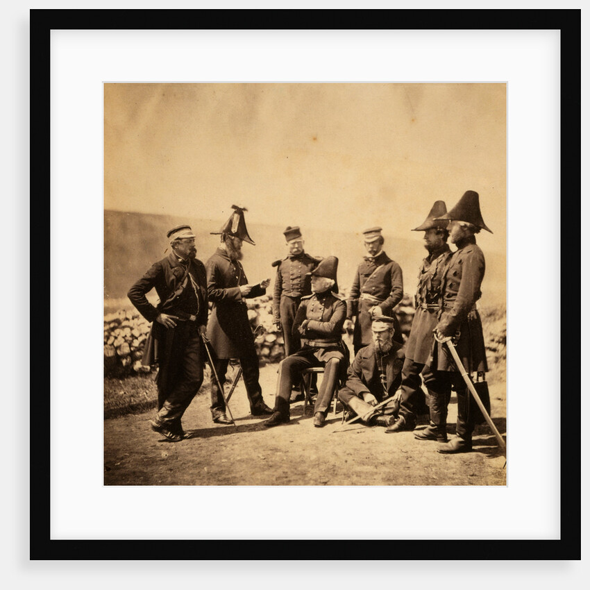 Lieutenant General Sir George Brown G.C.B. & officers of his staff by Roger Fenton