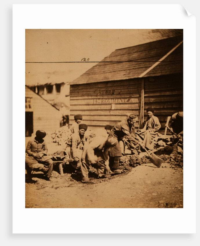 Tartar labourers, Crimean War by Roger Fenton