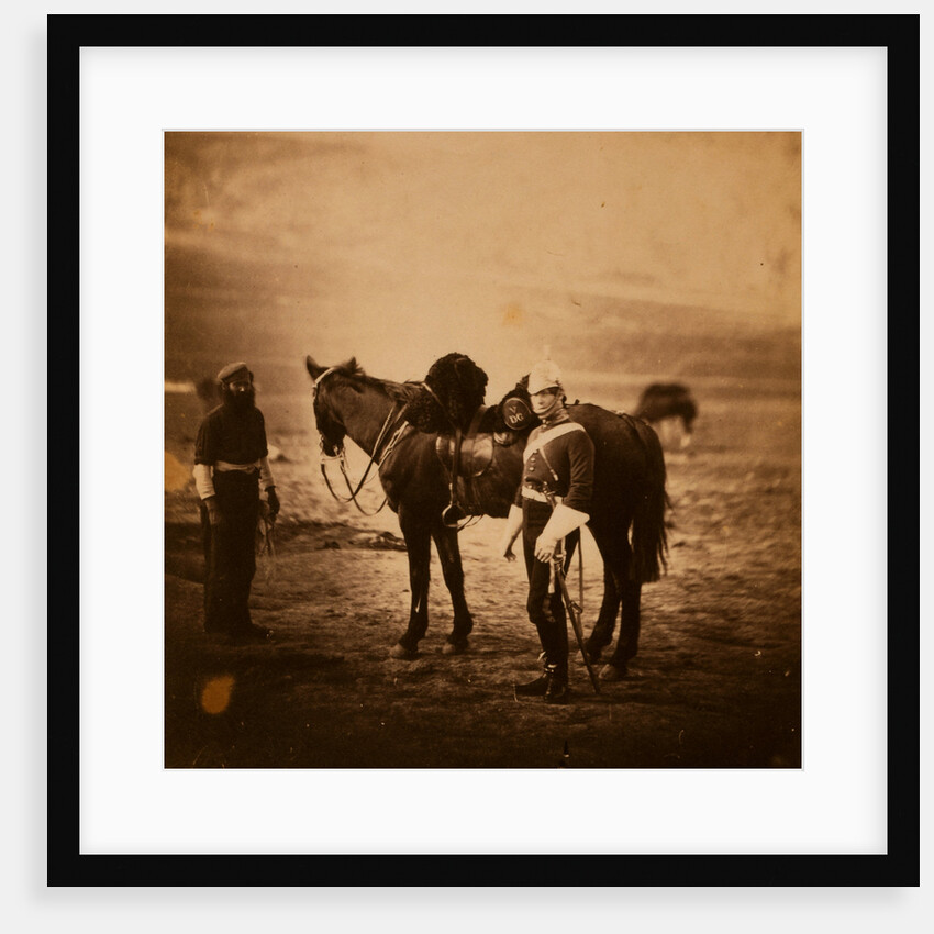 Lieutenant Godman, 5th Dragoons, Crimean War by Roger Fenton