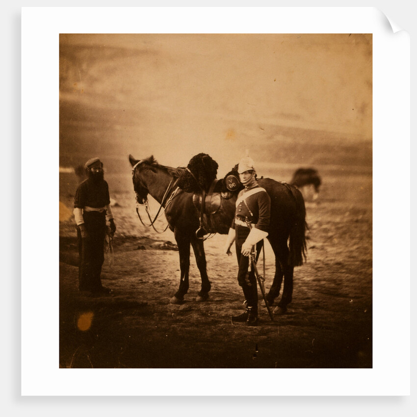 Lieutenant Godman, 5th Dragoons, Crimean War by Roger Fenton