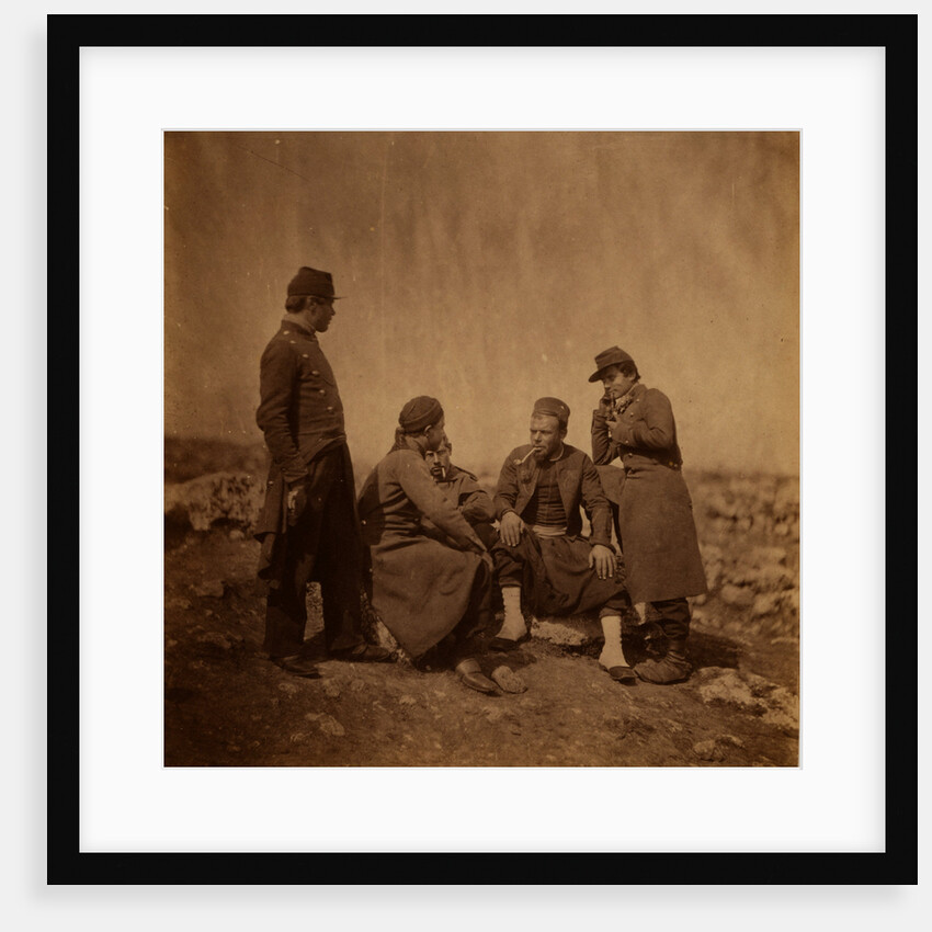 Zouaves & soldiers of the line, Crimean War by Roger Fenton