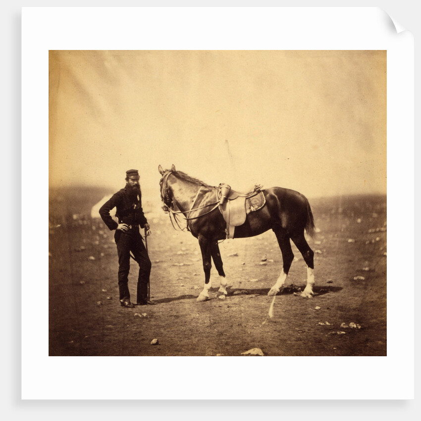Major Woodford, Rifle Brigade, Crimean War by Roger Fenton