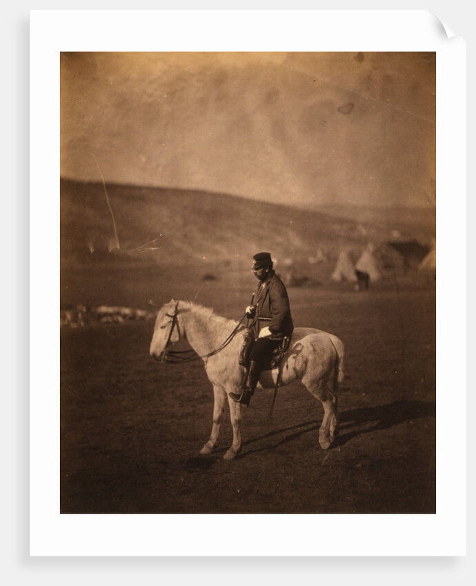 Captain W.H. Seymour, 68th Light Infantry, Crimean War by Roger Fenton