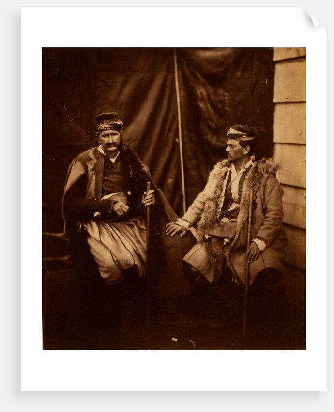 Discussion between two Croats, Crimean War by Roger Fenton