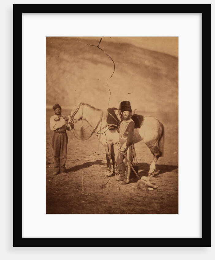 Lieutenant Yates, 11th Hussars, Crimean War by Roger Fenton