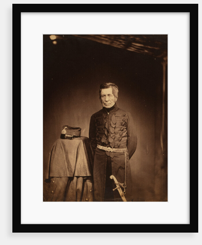 Lieutenant General Sir John Burgoyne G.C.B., Inspector General of Fortifications, Crimean War by Roger Fenton