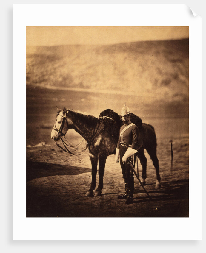 Captain Halford, 5th Dragoon Guards, Crimean War by Roger Fenton