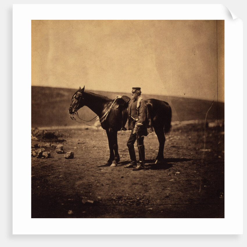 Colonel Dickson, Royal Engineers, Crimean War by Roger Fenton