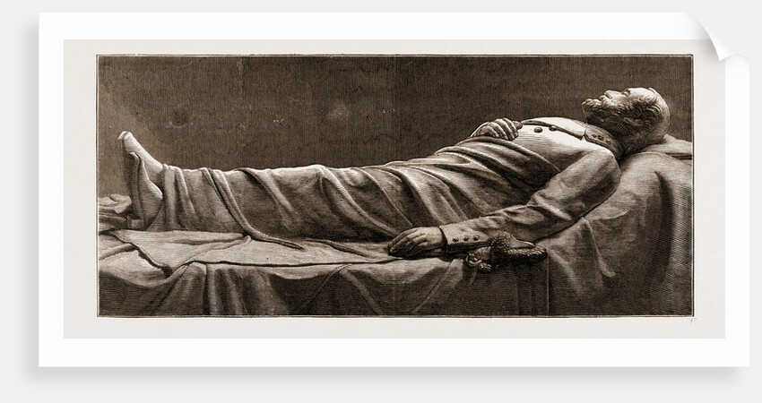 Recumbent Statue Of The Late General Lee by Anonymous
