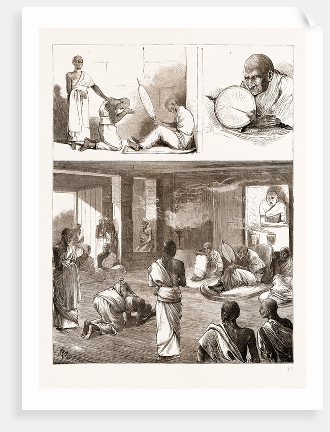 A Buddhist Ordination In Ceylon, Sri Lanka by Anonymous