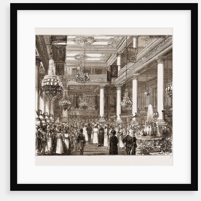 The Prince Of Wales In India: Madras, The Levee In The Banqueting Hall by Anonymous