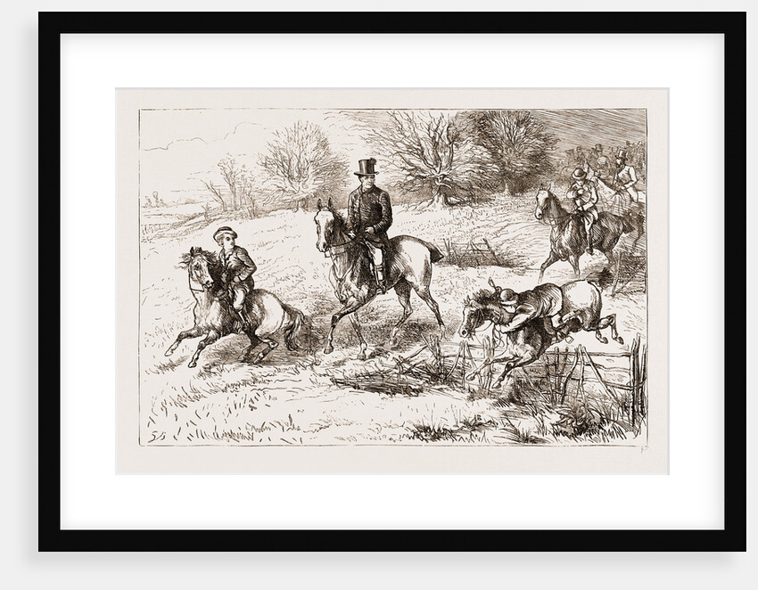 In The Hunting Field by Anonymous