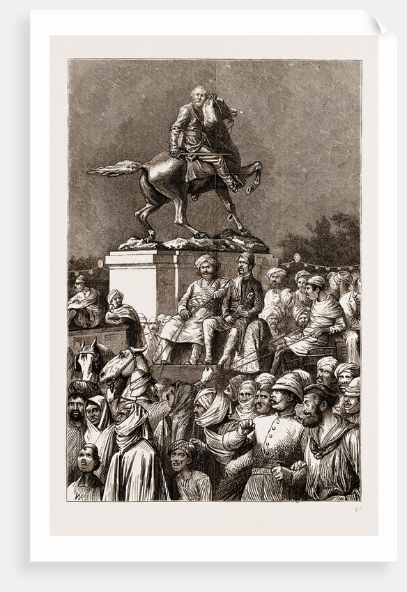 The Prince Of Wales In Calcutta, India by Anonymous