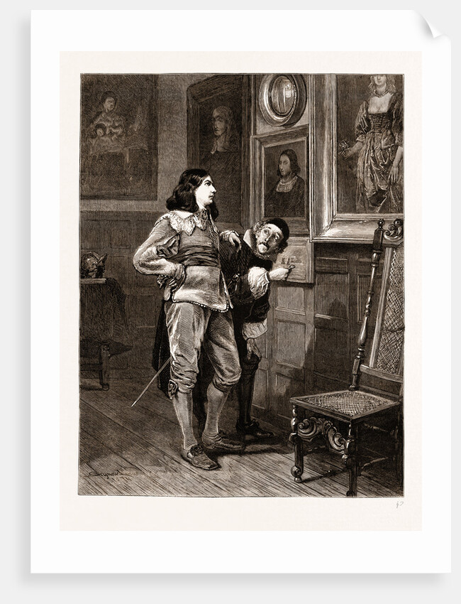 A Difference Of Taste From The Painting By Seymour Lucas, 1876 by Anonymous