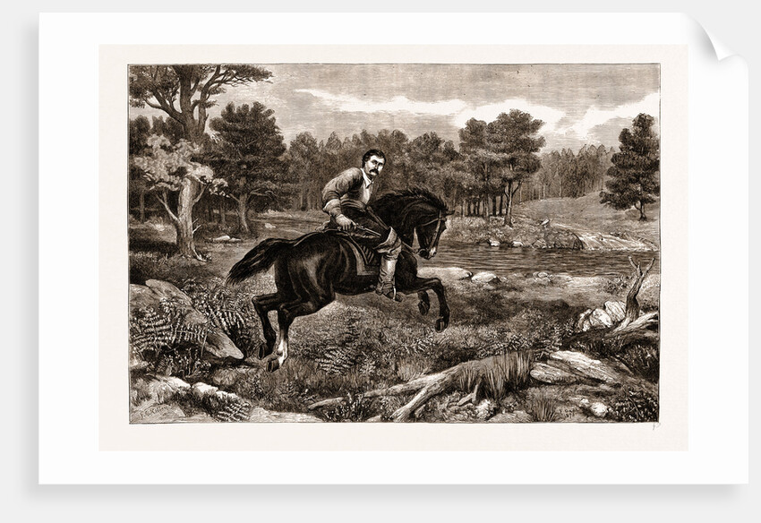 Hard Pressed, From The Painting By Frank Dadd by Anonymous