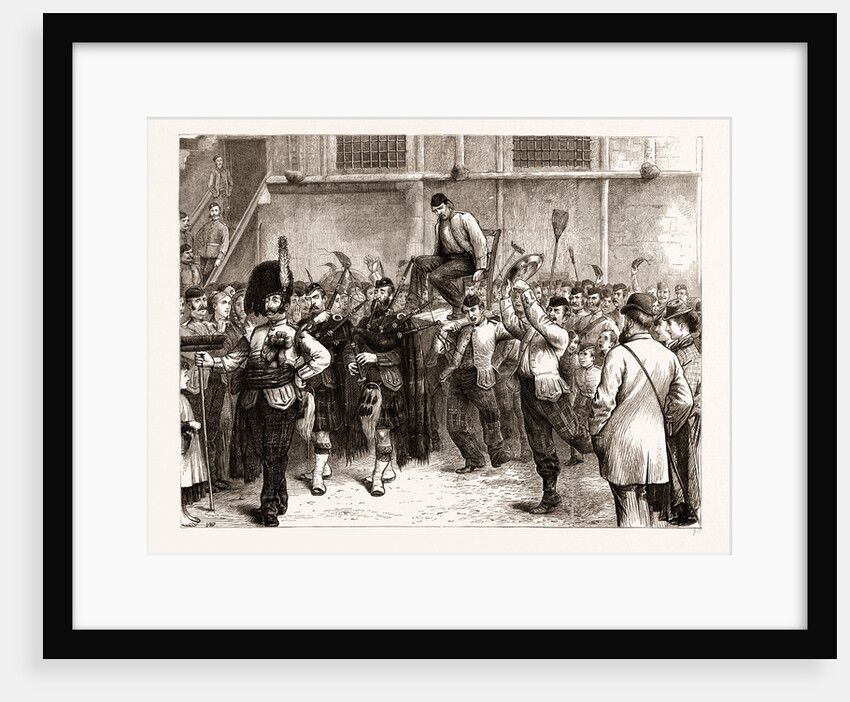 A Highland Soldier's Wedding At Stirling Castle: Chairing The Bridegroom by Anonymous