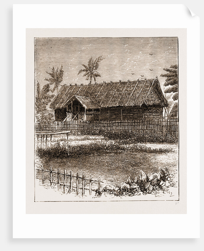 The War In The Malay Peninsula, 1876: Temporary Residency At Banda Bahru by Anonymous