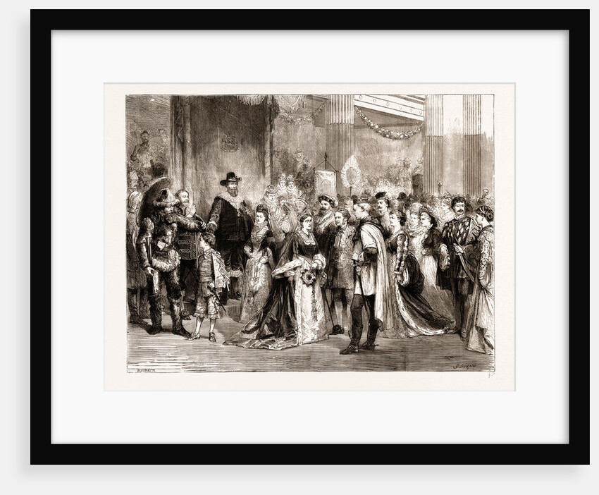The Fancy Ball At Dublin Castle, 1876 by Anonymous