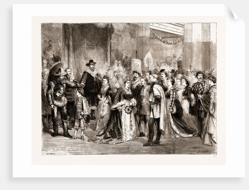 The Fancy Ball At Dublin Castle, 1876 by Anonymous