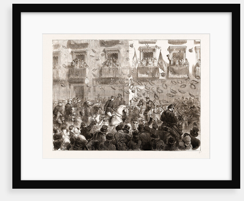 The End Of The Carlist War: Reception Of King Alfonso In Madrid, Spain by Anonymous