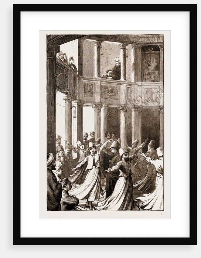 The Eastern Question: Dancing Dervishes, At Constantinople by Anonymous