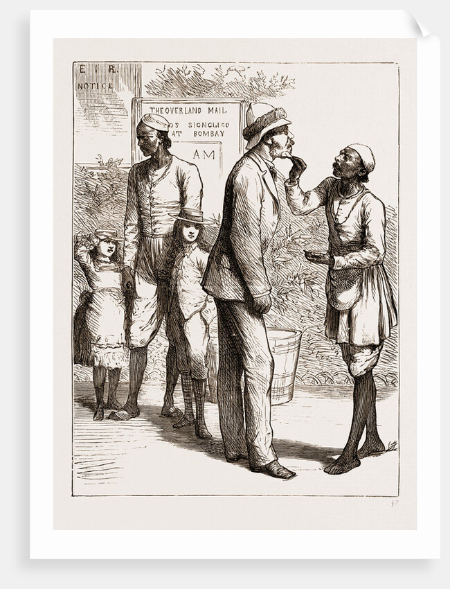 Shaving The Rev. Julian Robinson by Anonymous