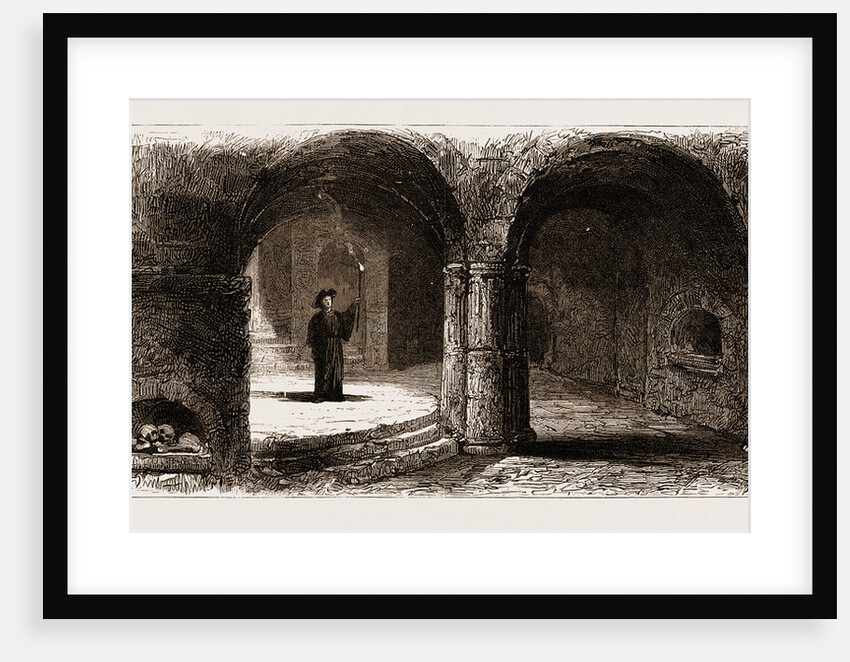 The Prince Of Wales At Malta, 1876: 2. Chapel In The Catacombs Of Citta Vecchia by Anonymous