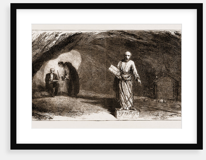 The Prince Of Wales At Malta, 1876: 3. The Grotto Of St. Paul by Anonymous