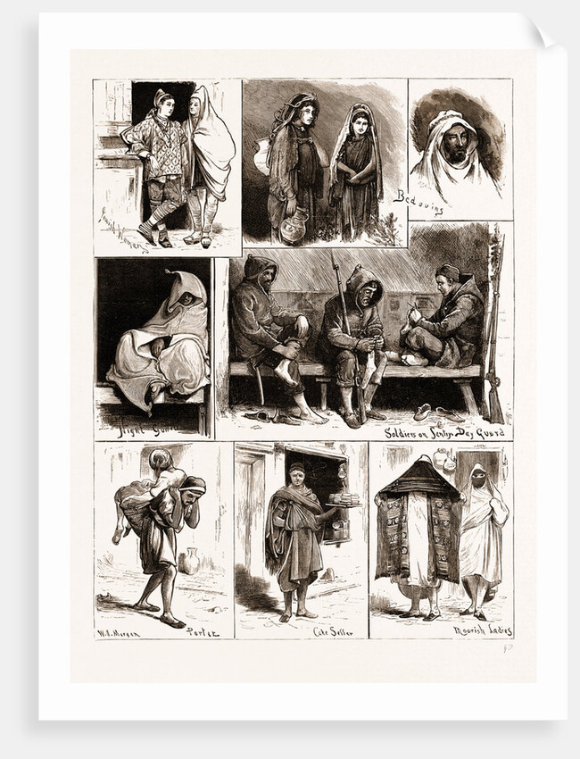 A Night Guard, Cake Seller by Anonymous