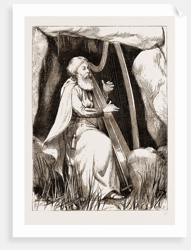 The Prince Of Wales At Gibraltar, 1876: The Harper Of The 23rd Royal Welsh Fusiliers by Anonymous