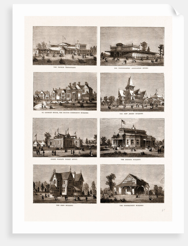 The American Centennial Exhibition: Buildings In The Grounds Of Fairmount Park, Philadelphia by Anonymous