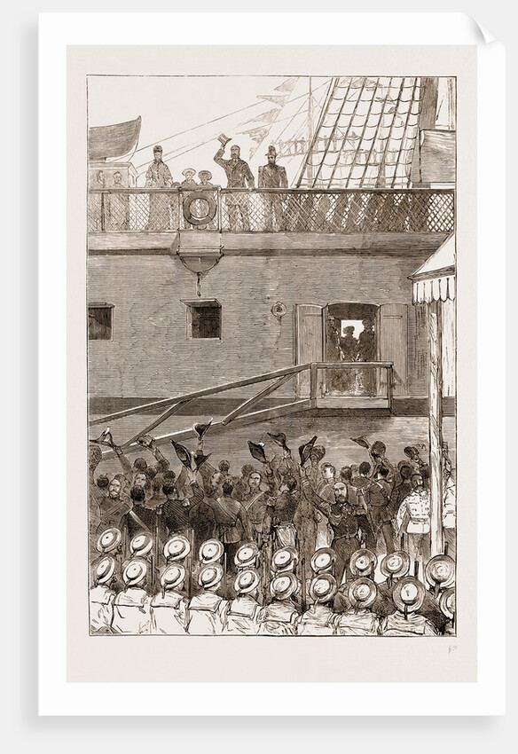 Reception Of The Prince Of Wales At Portsmouth, UK by Anonymous