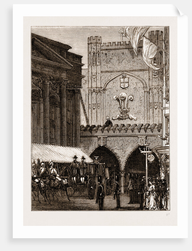 Reception Of The Prince Of Wales In The City, London by Anonymous