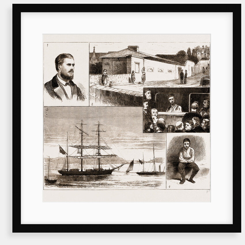 The Mutiny On Board The caswell, 1876 by Anonymous