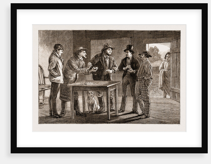 Three Card Monte Sharps, California by Anonymous