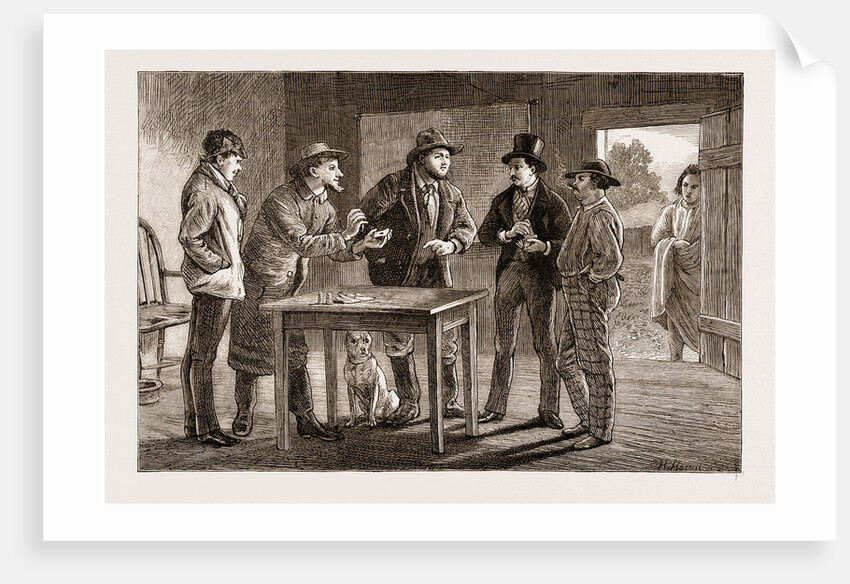 Three Card Monte Sharps, California by Anonymous