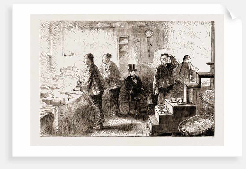 A Chinese Laundry In Philadelphia, 1876 by Anonymous