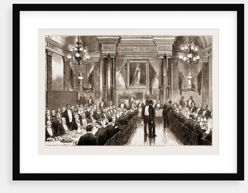 The American Centennial Exhibition, 1876: Banquet Given By The British Ambassador by Anonymous