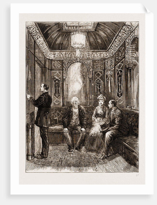 The American Centennial Exhibition: Hotel Life At Philadelphia: The Elevator, US by Anonymous