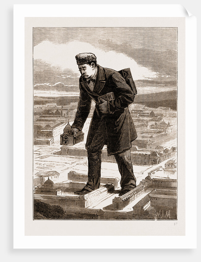 The American Centennial Exhibition: The Modern Gulliver And The City Of Paris, US by Anonymous