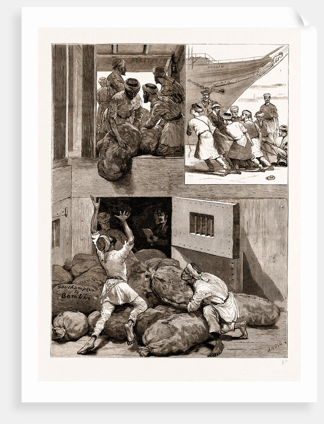 On The Way To India, Southampton by Anonymous