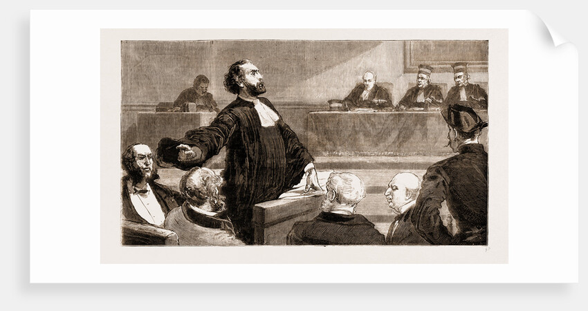 M. Gambetta Pleading For Delescluze At The baudin Trial, November 14 by Anonymous