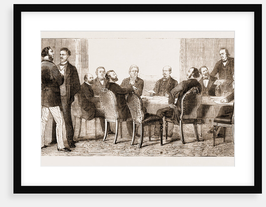 Leon Michel Gambetta's First Cabinet Council, A Meeting Of The Government Of National Defence by Anonymous