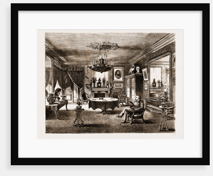 M. Gambetta's Sitting-room In Les Jardies, Ville D'avray by Anonymous